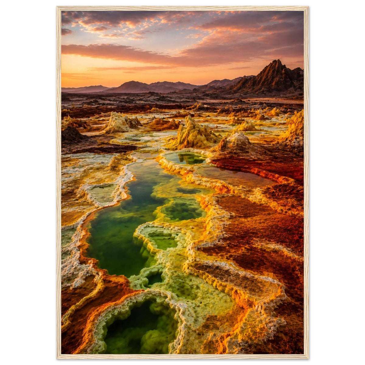Danakil Depression — Afar, Ethiopia print — sizes and frame options