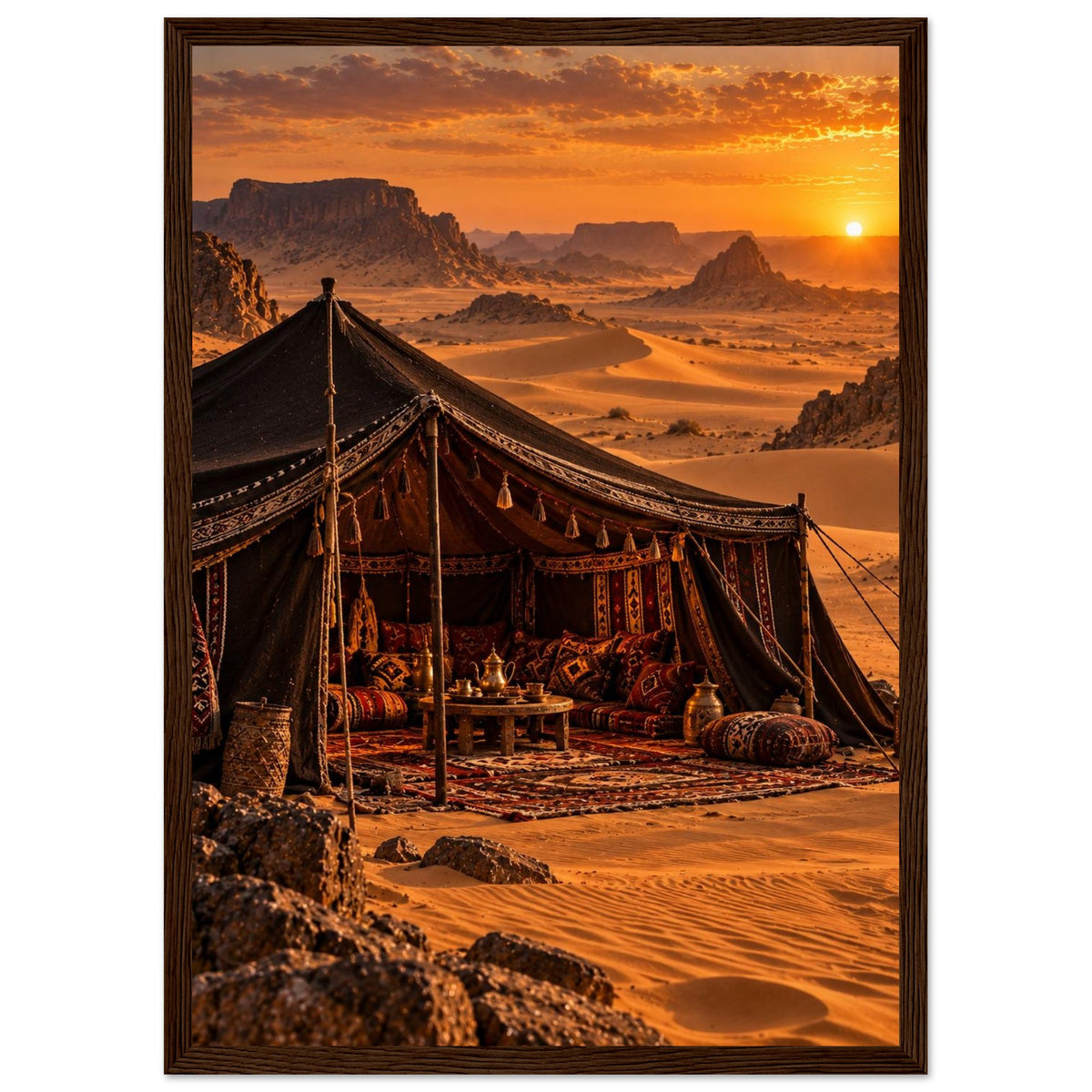 Khaima Tent — Sahara, Mauritania print — sizes and frame options
