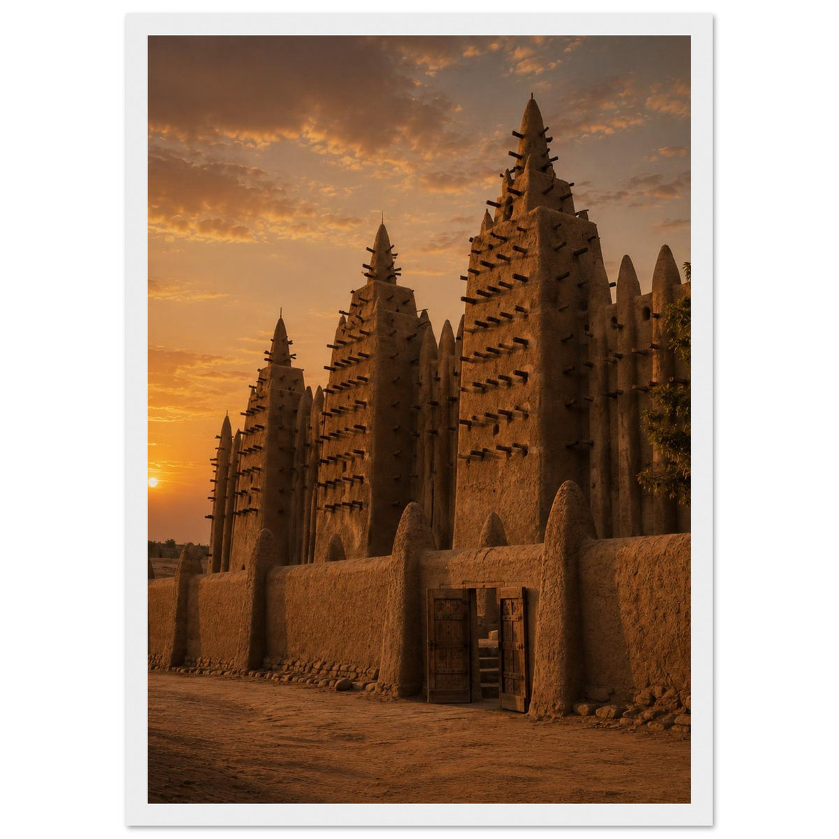 Great Mosque — Djenné, Mali print — sizes and frame options