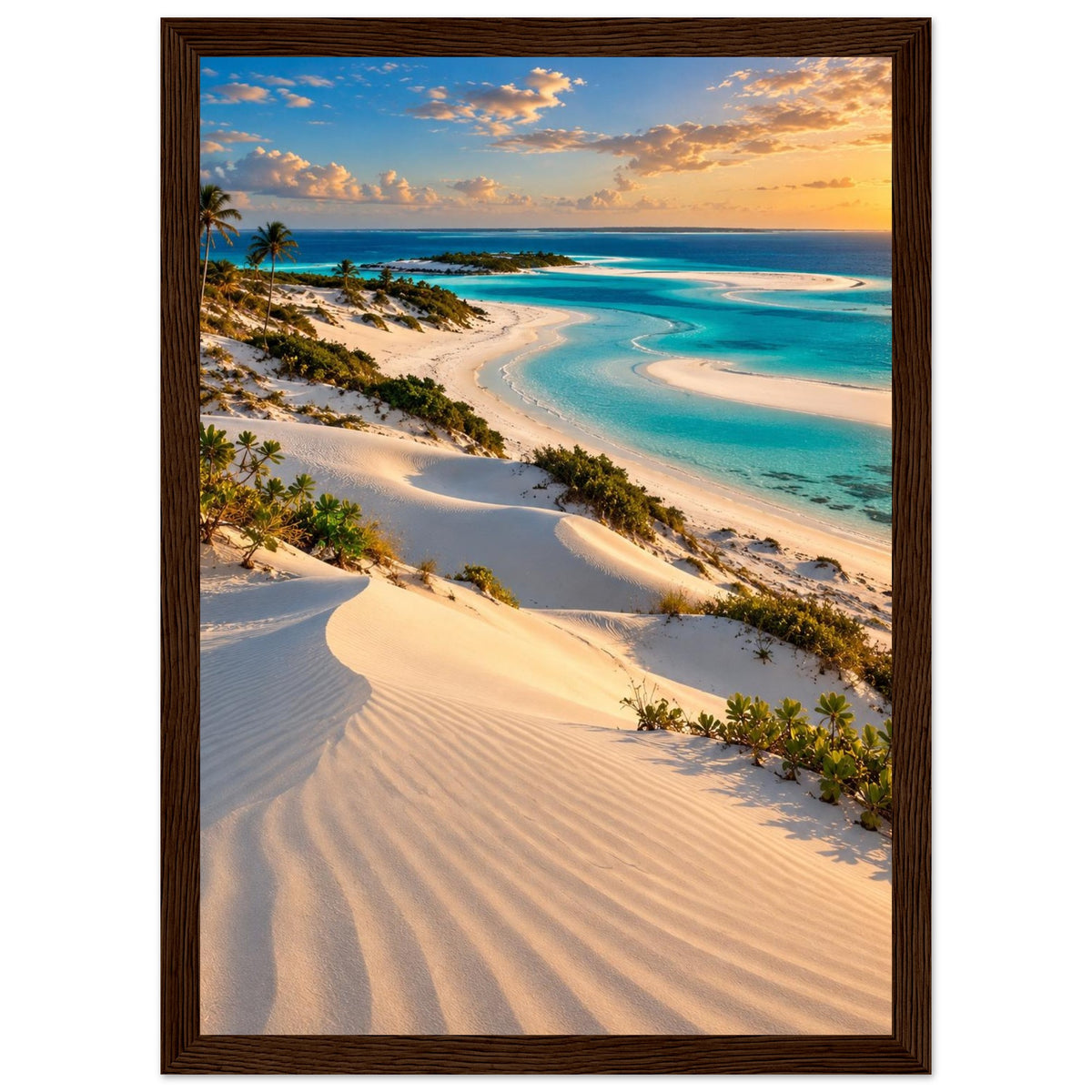 Sand Dunes — Bazaruto, Mozambique print — sizes and frame options
