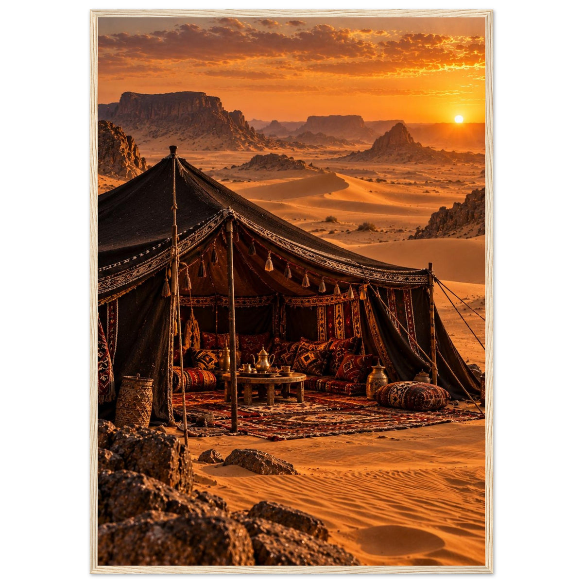 Khaima Tent — Sahara, Mauritania print — sizes and frame options