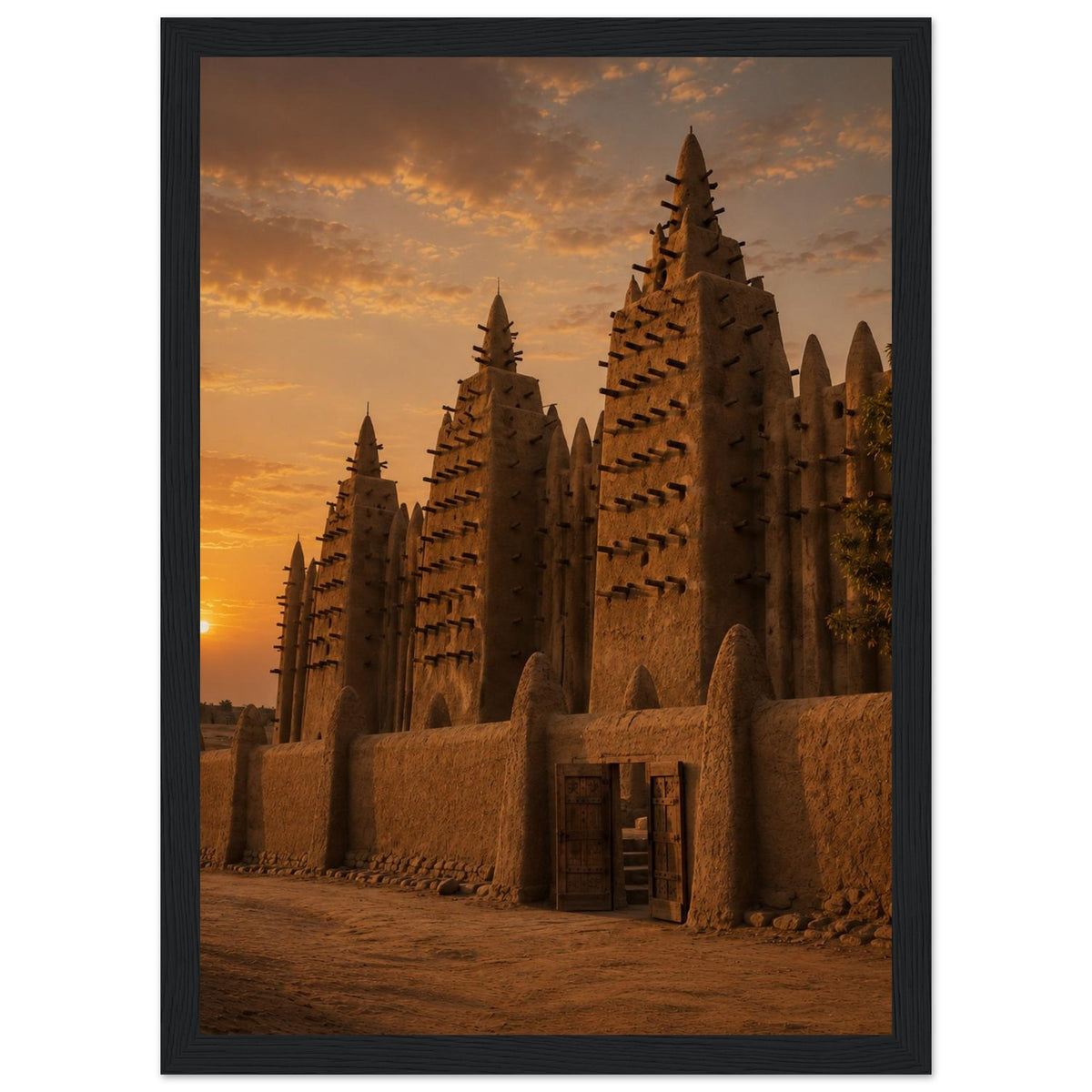 Great Mosque — Djenné, Mali print — sizes and frame options