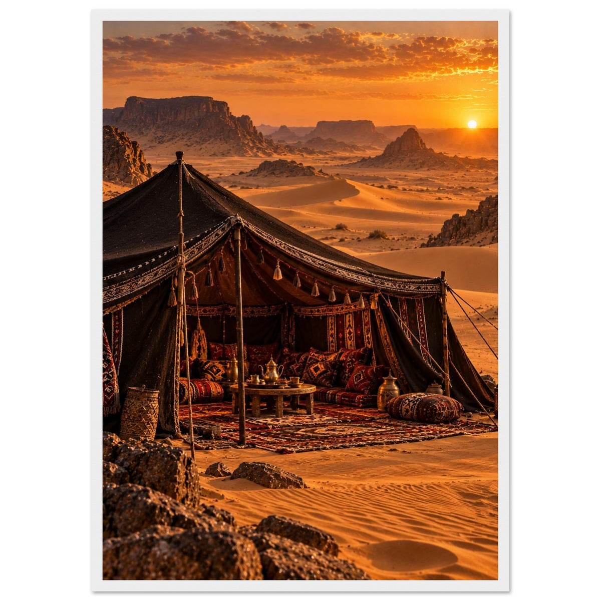 Khaima Tent — Sahara, Mauritania print — sizes and frame options