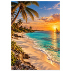 Dhow on the Beach — Mozambique wall art print