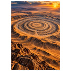 Eye of the Sahara — Ouadane, Mauritania print — sizes and frame options