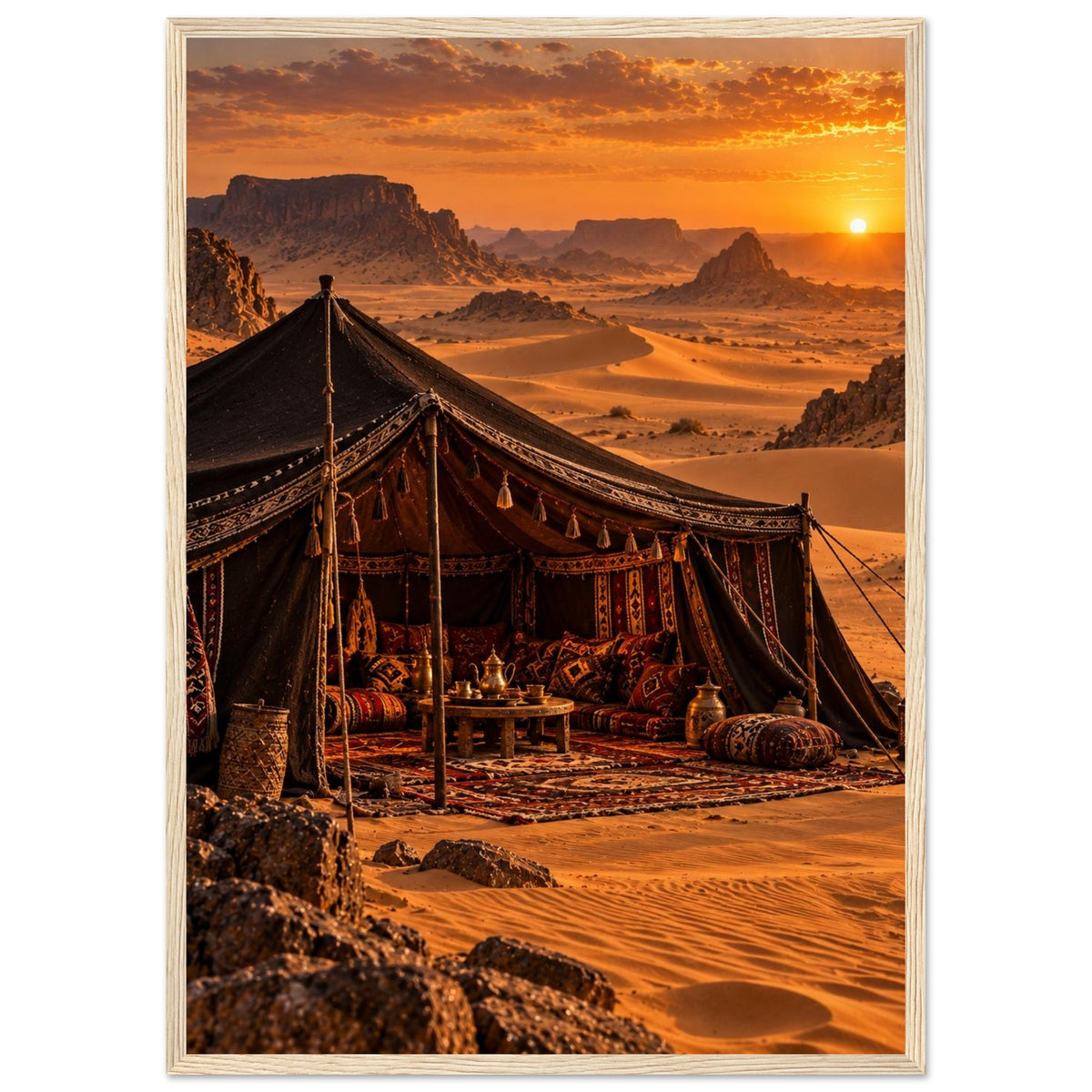 Khaima Tent — Sahara, Mauritania print — sizes and frame options