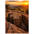 Rock-Hewn Churches — Lalibela, Ethiopia print — sizes and frame options