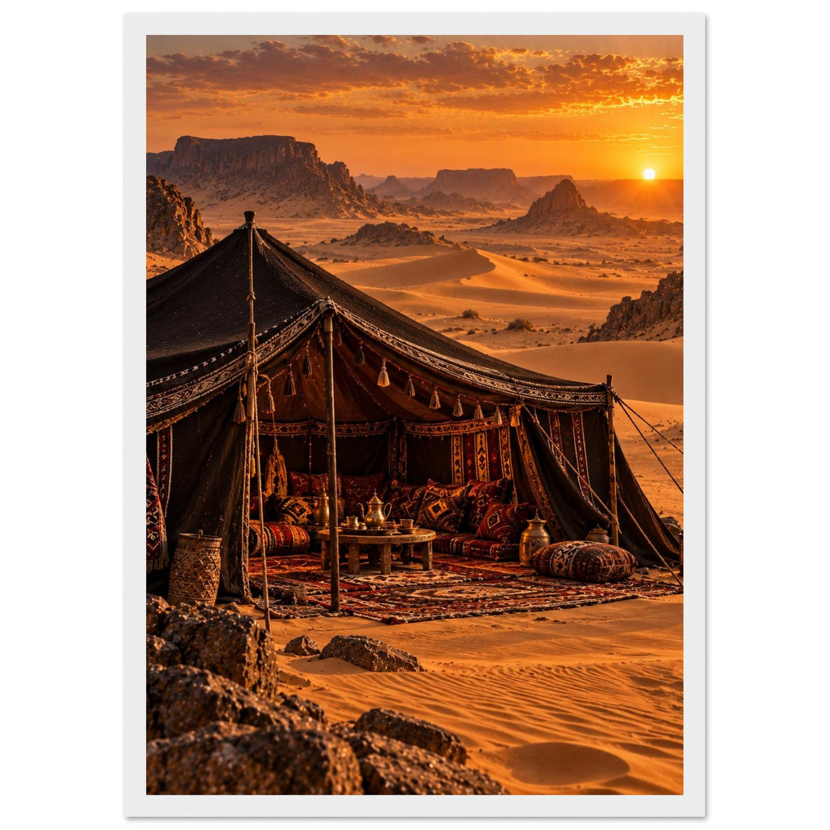 Khaima Tent — Sahara, Mauritania print — sizes and frame options