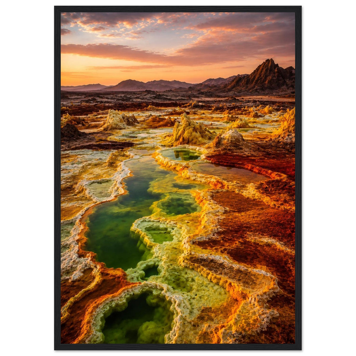Danakil Depression — Afar, Ethiopia print — sizes and frame options