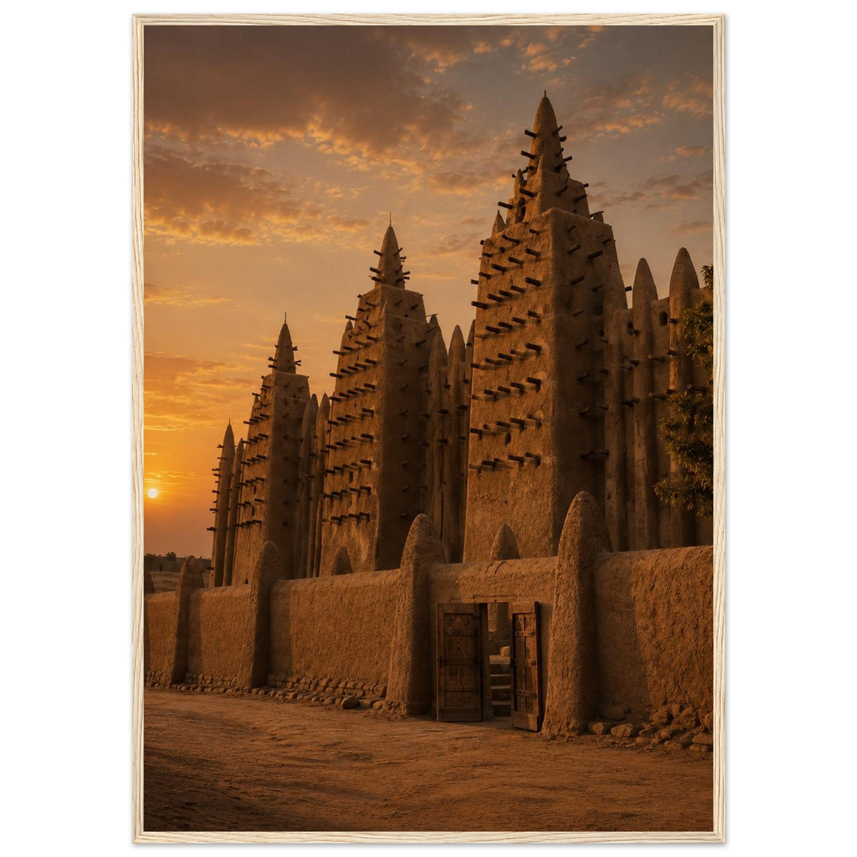 Great Mosque — Djenné, Mali print — sizes and frame options