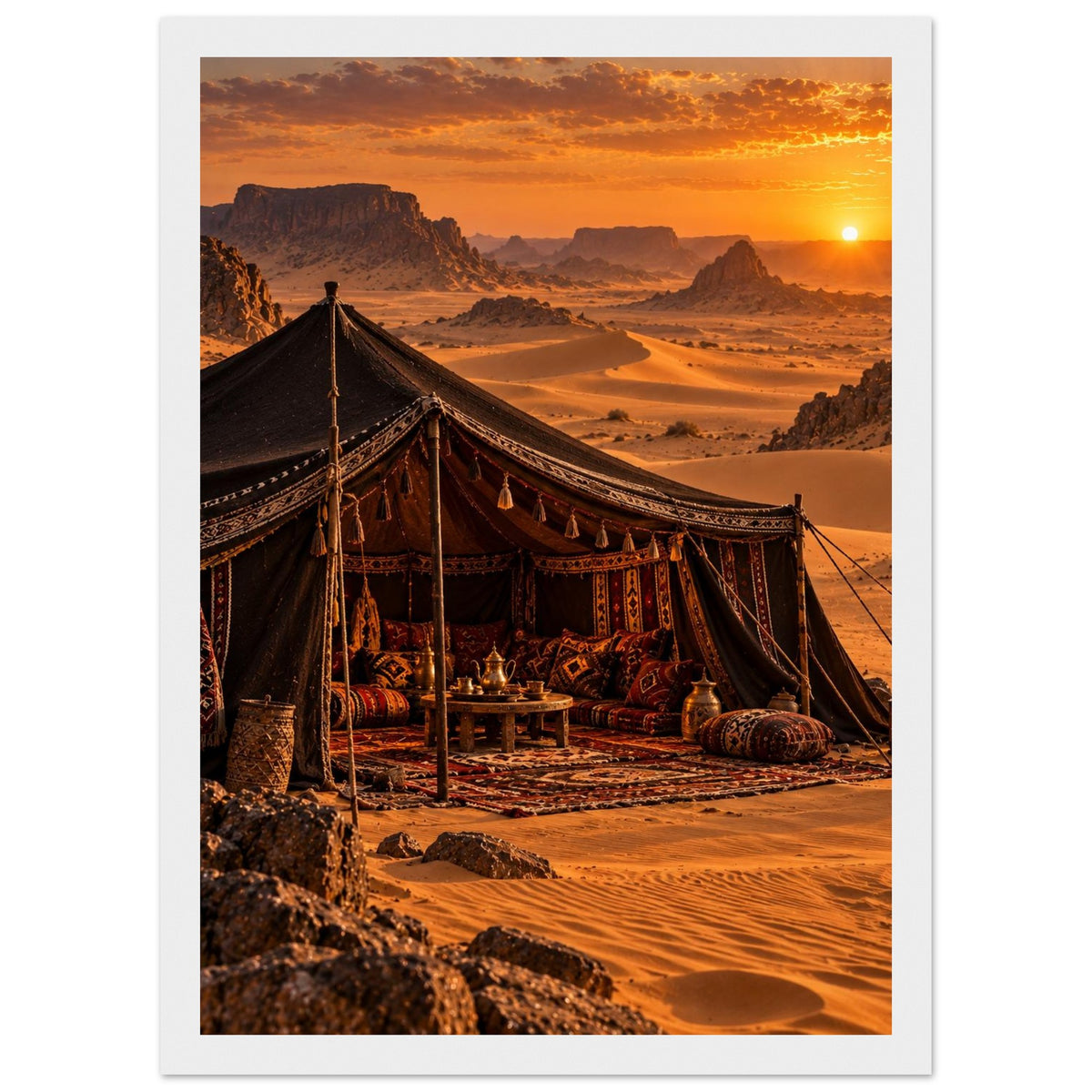 Khaima Tent — Sahara, Mauritania print — sizes and frame options