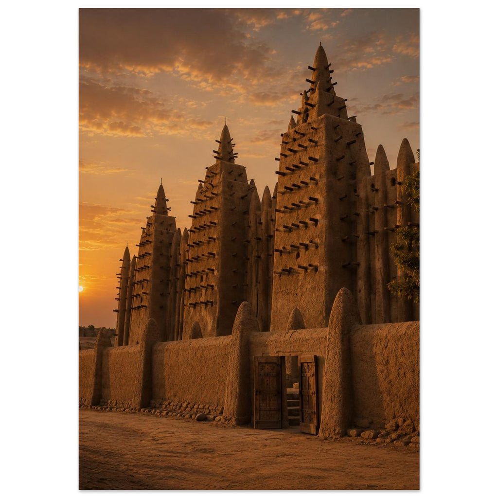 Great Mosque — Djenné, Mali print — sizes and frame options
