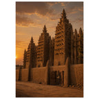 Great Mosque — Djenné, Mali print — sizes and frame options