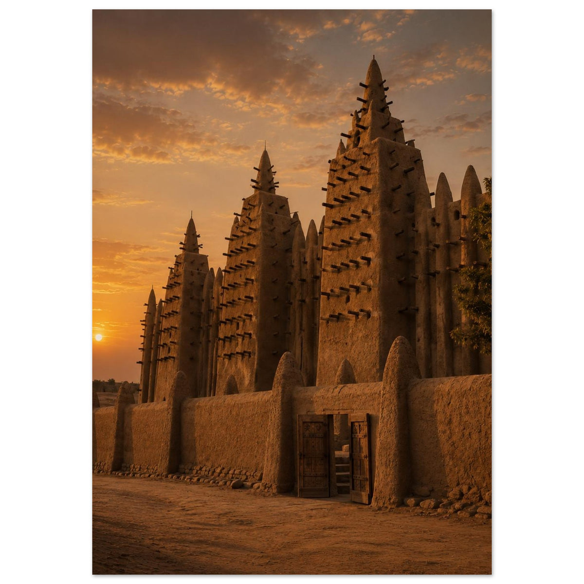 Great Mosque — Djenné, Mali wall art print