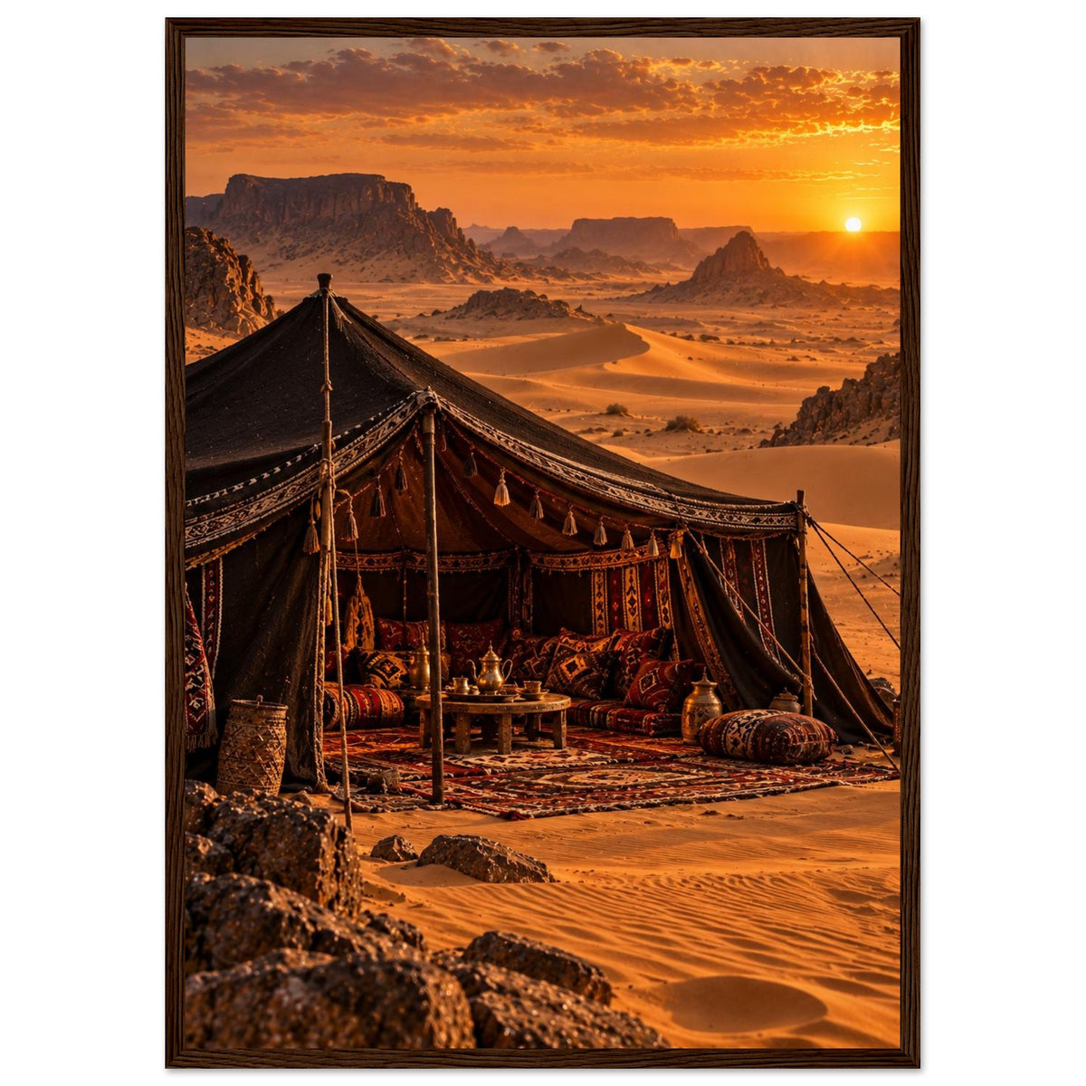 Khaima Tent — Sahara, Mauritania print — sizes and frame options