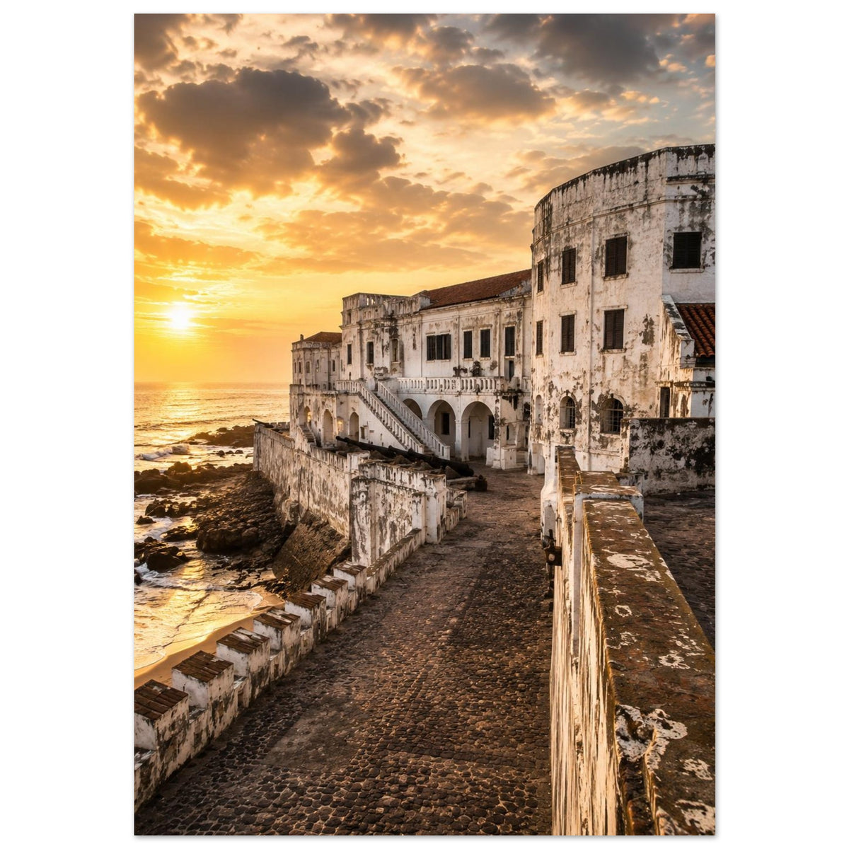 Cape Coast Castle — Cape Coast, Ghana print — sizes and frame options