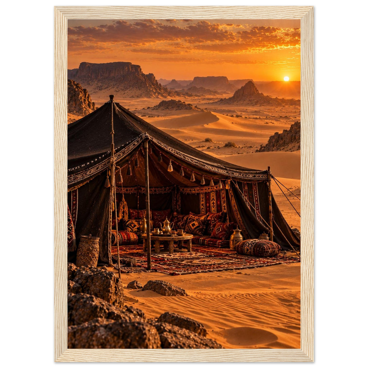 Khaima Tent — Sahara, Mauritania print — sizes and frame options