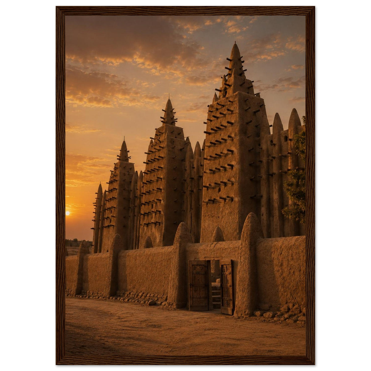 Great Mosque — Djenné, Mali print — sizes and frame options