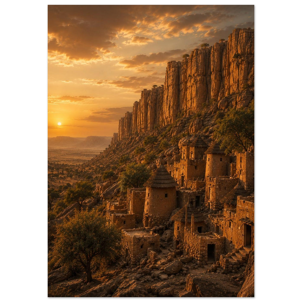 Bandiagara Cliffs — Dogon Country, Mali wall art print