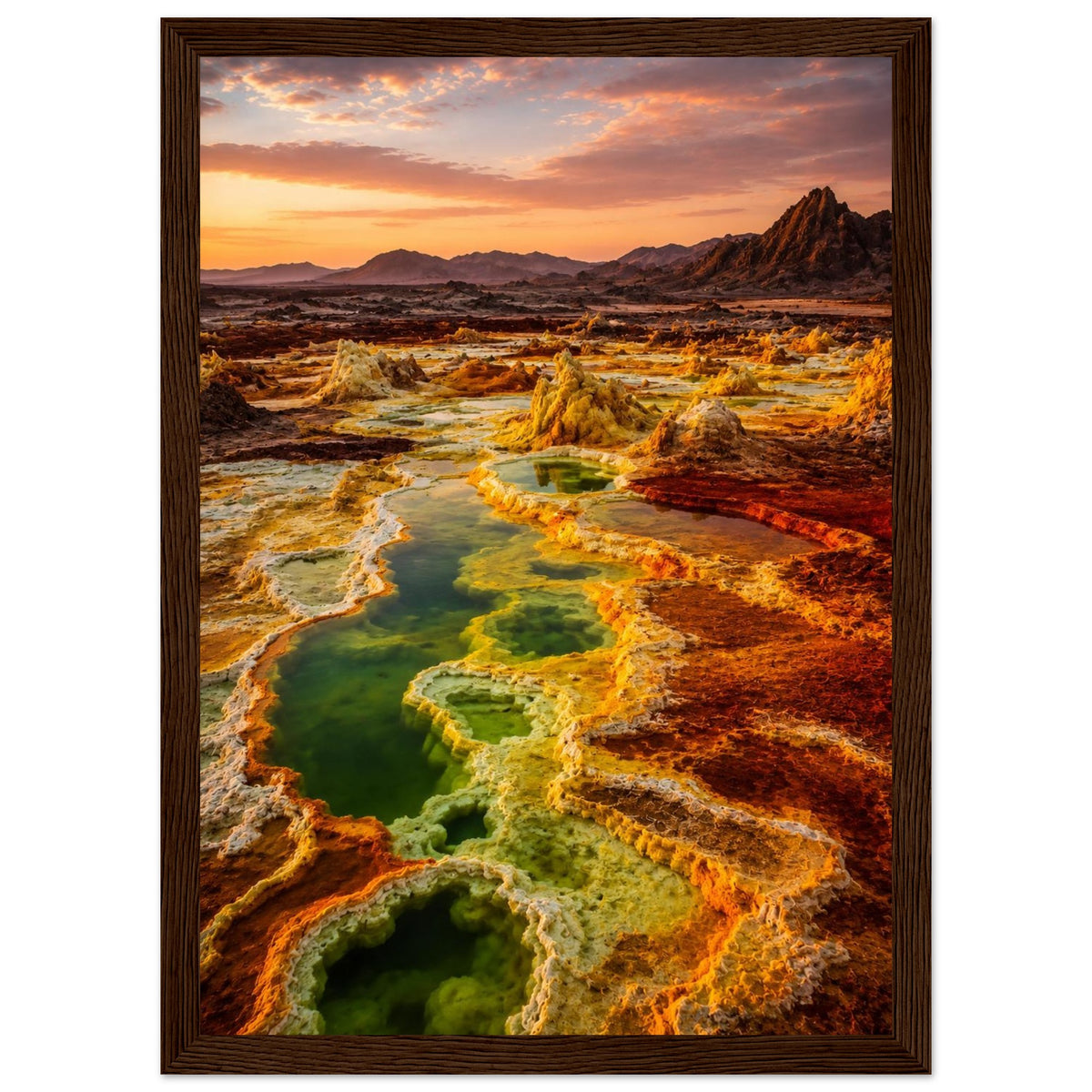 Danakil Depression — Afar, Ethiopia print — sizes and frame options