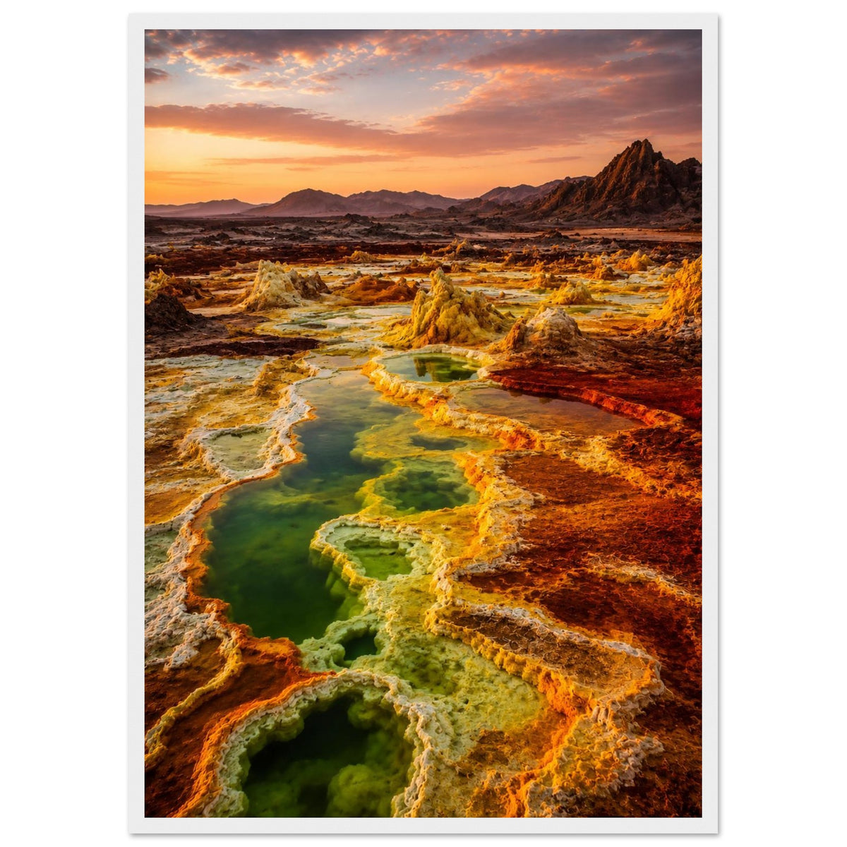 Danakil Depression — Afar, Ethiopia print — sizes and frame options