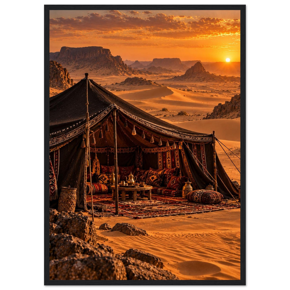 Khaima Tent — Sahara, Mauritania print — sizes and frame options