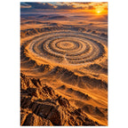 Eye of the Sahara — Ouadane, Mauritania wall art print