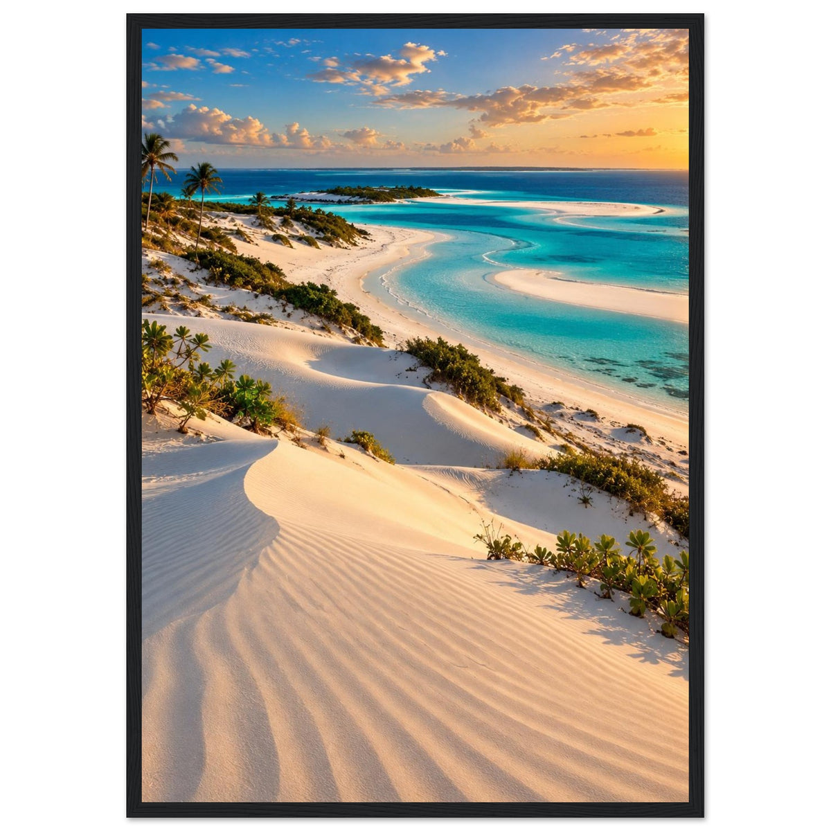 Sand Dunes — Bazaruto, Mozambique print — sizes and frame options