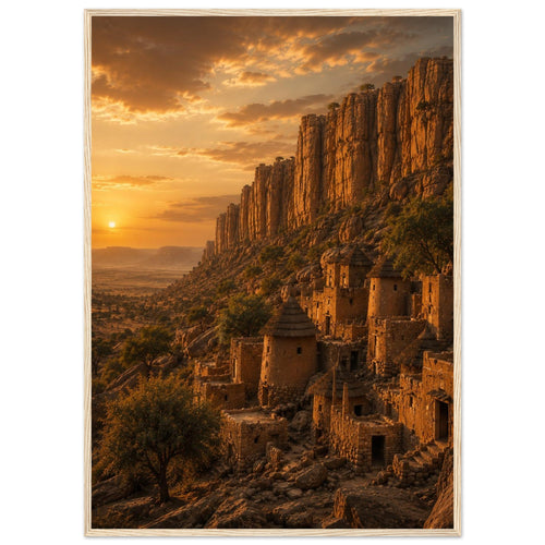 Bandiagara Cliffs — Dogon Country, Mali print — sizes and frame options