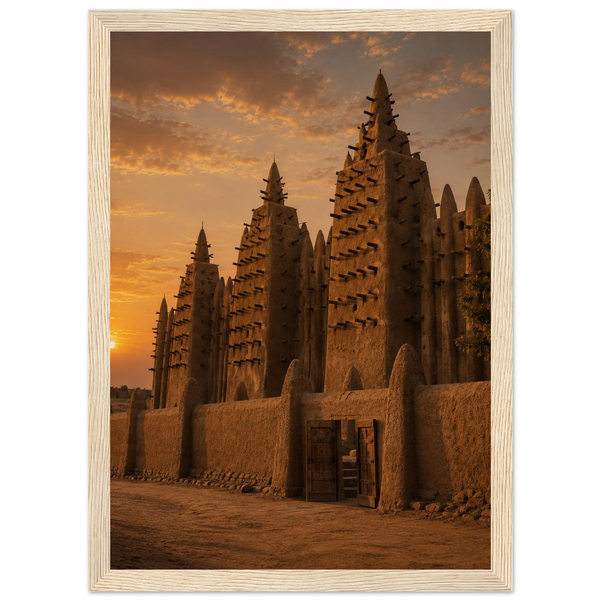 Great Mosque — Djenné, Mali print — sizes and frame options