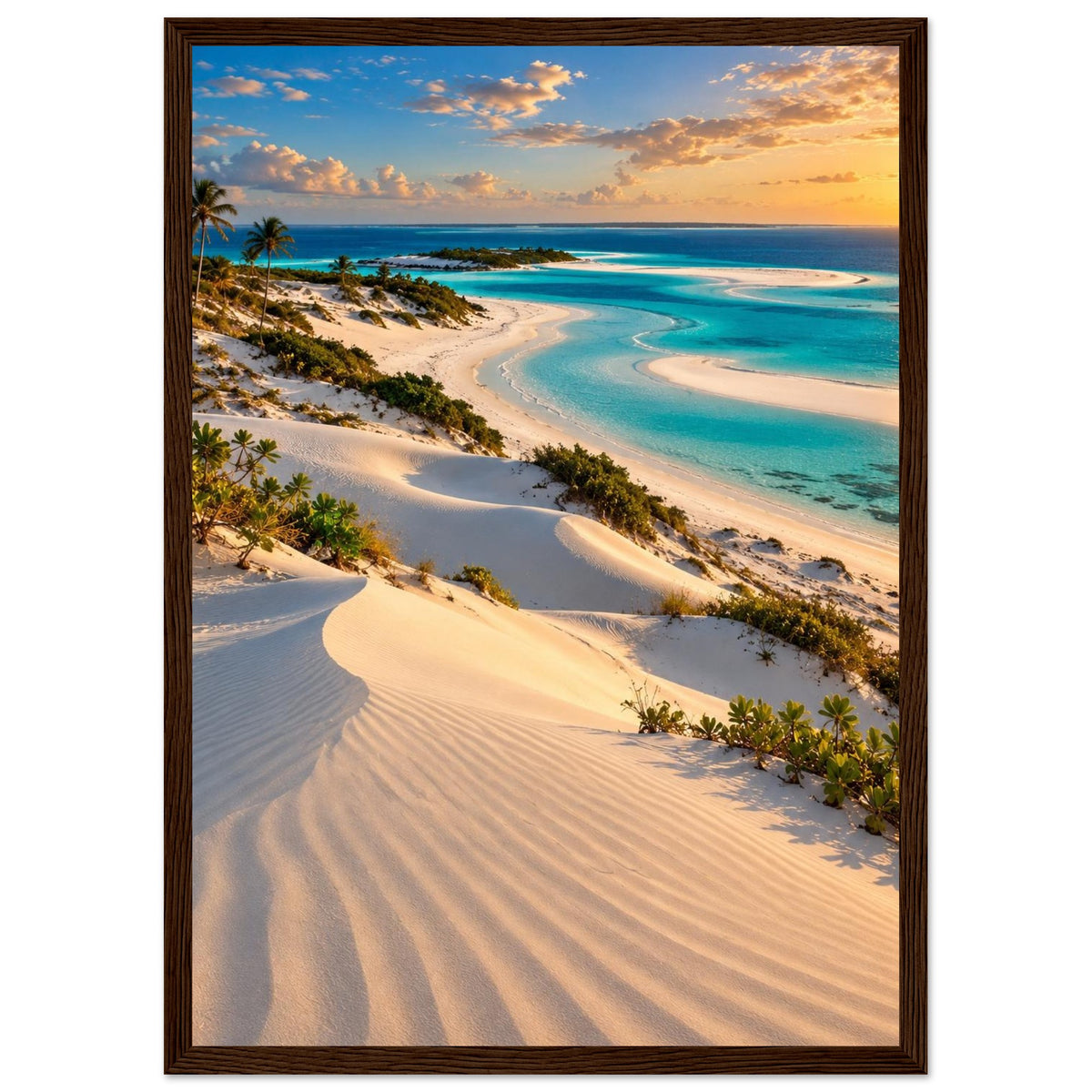 Sand Dunes — Bazaruto, Mozambique print — sizes and frame options