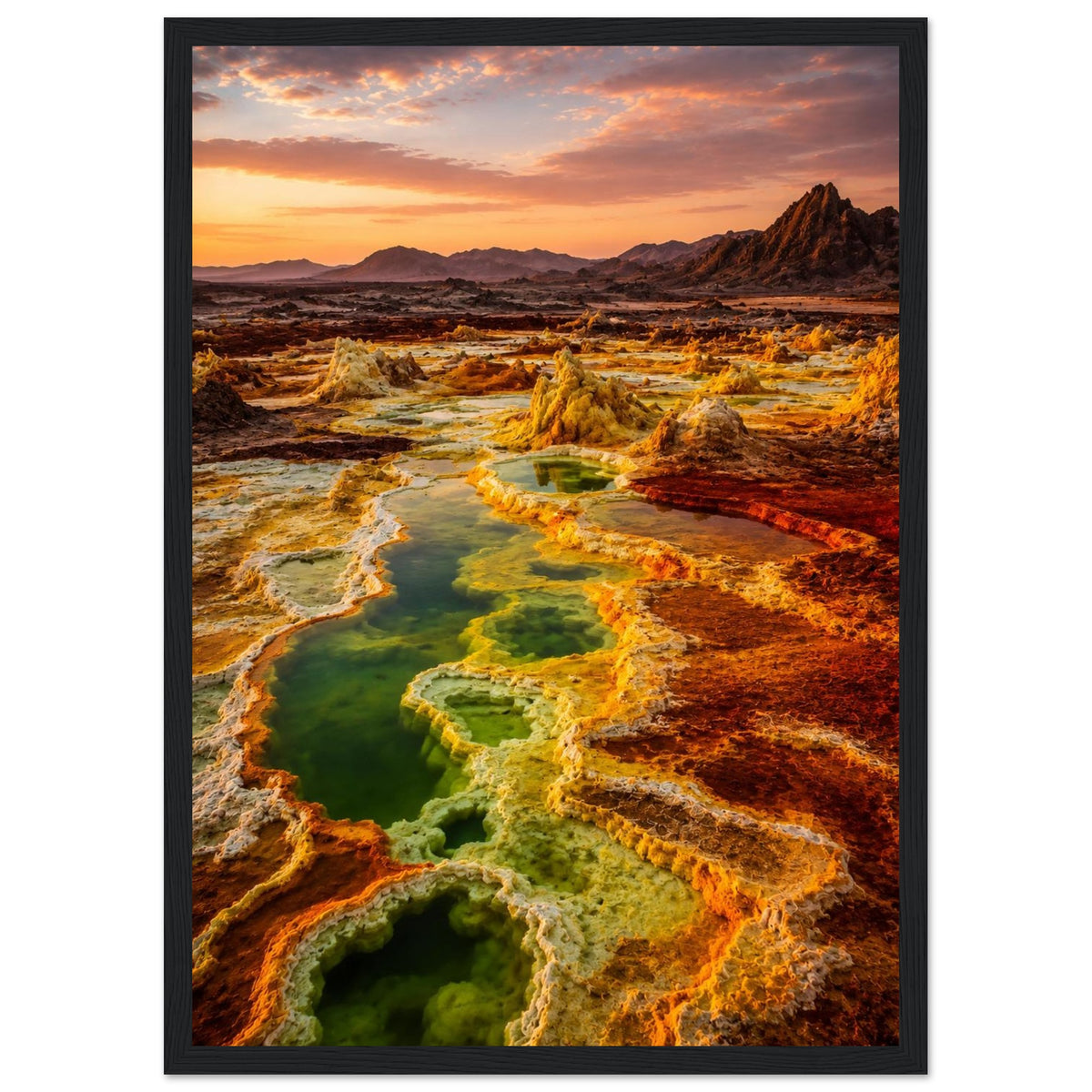 Danakil Depression — Afar, Ethiopia print — sizes and frame options