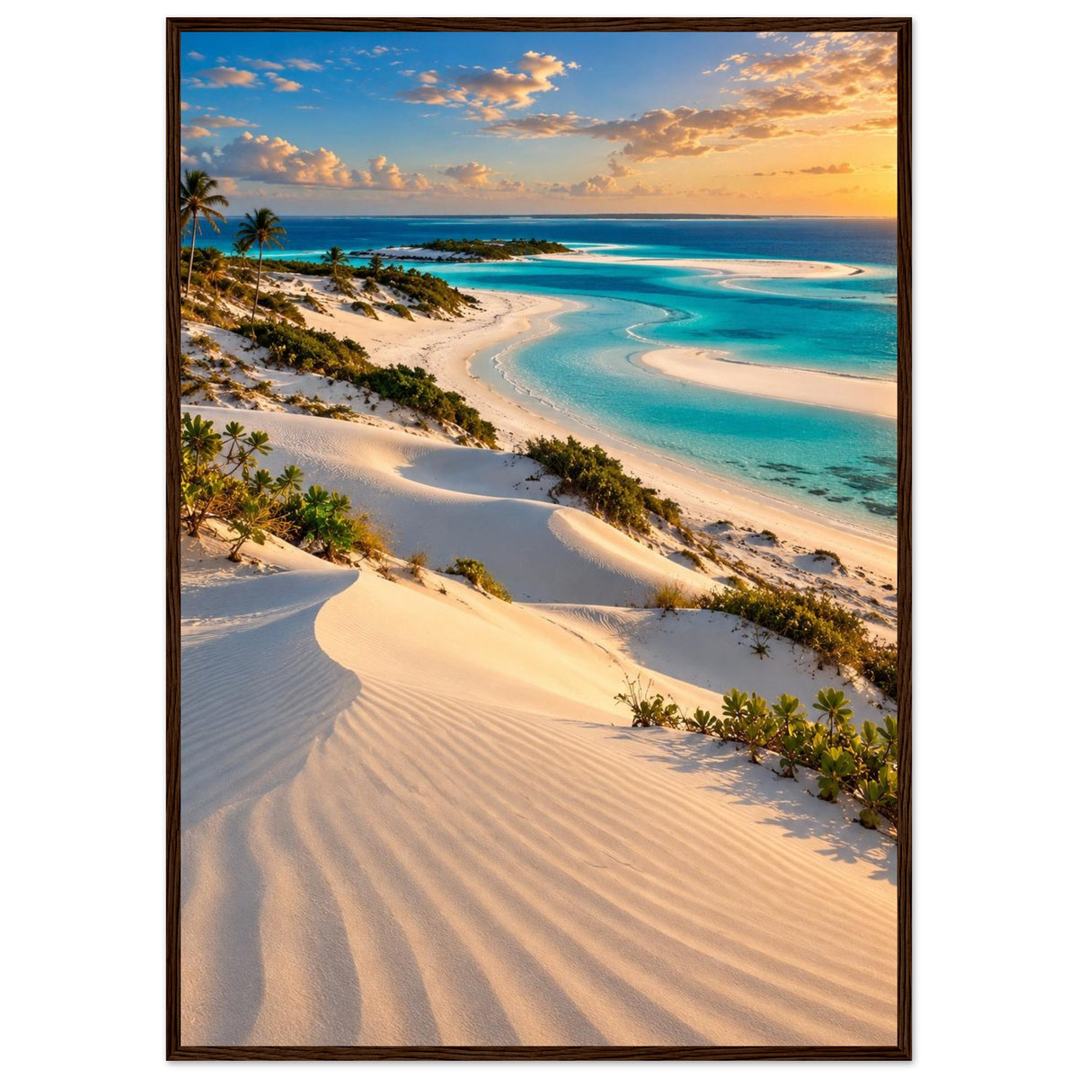 Sand Dunes — Bazaruto, Mozambique print — sizes and frame options