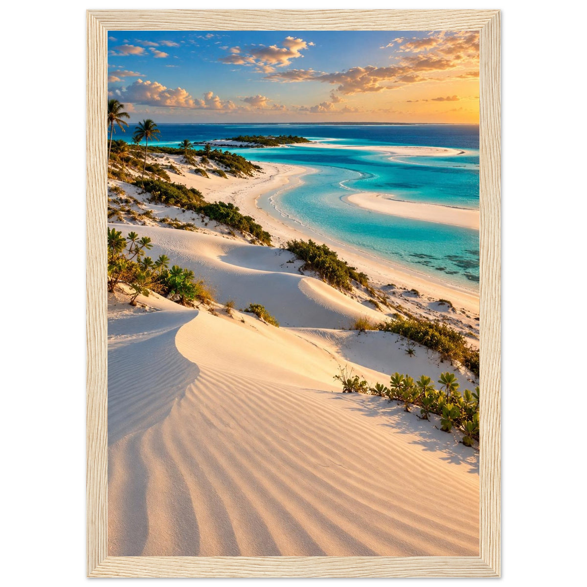 Sand Dunes — Bazaruto, Mozambique print — sizes and frame options
