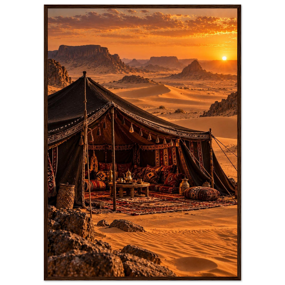 Khaima Tent — Sahara, Mauritania print — sizes and frame options