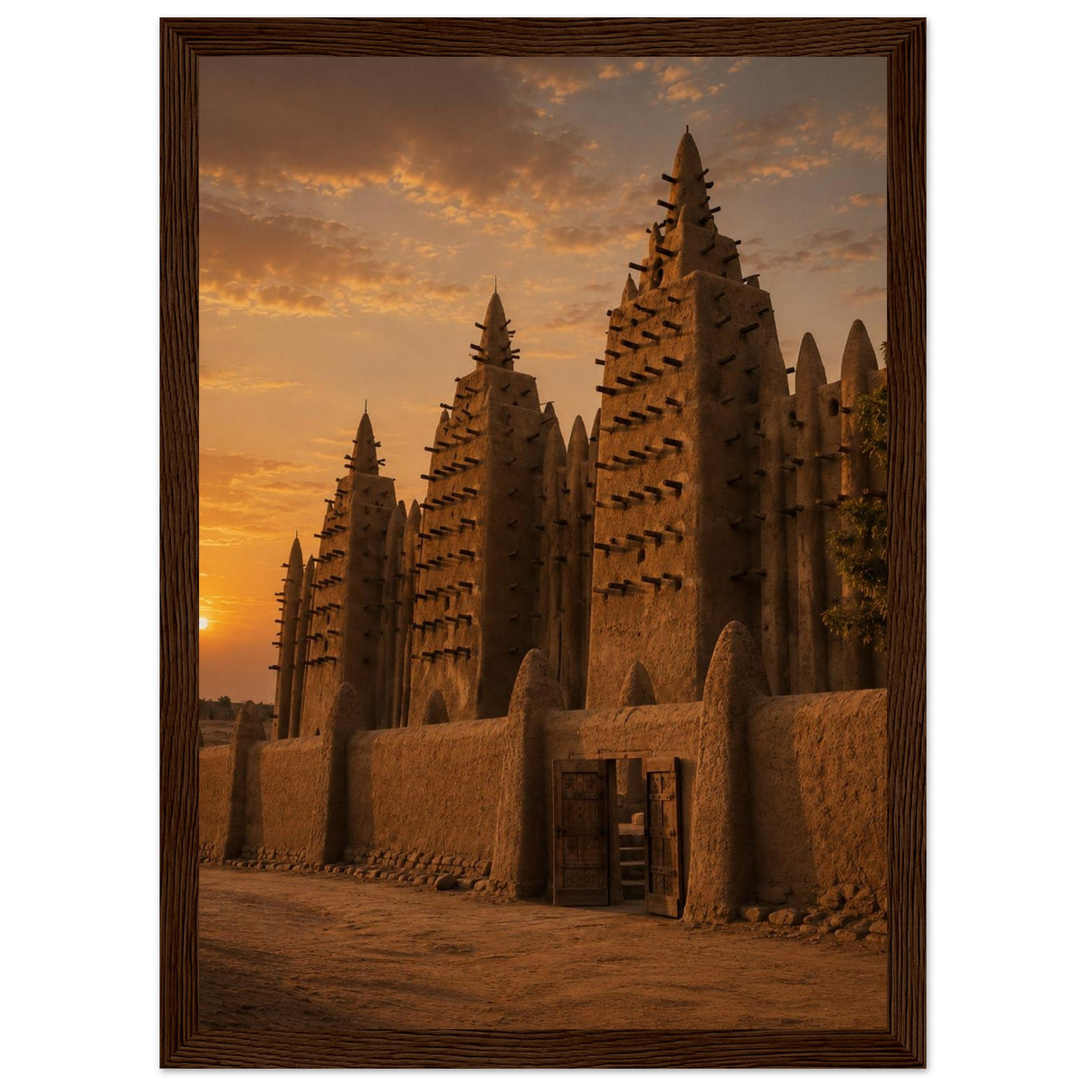 Great Mosque — Djenné, Mali print — sizes and frame options