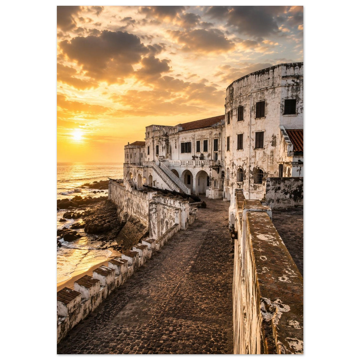 Cape Coast Castle — Cape Coast, Ghana print — sizes and frame options