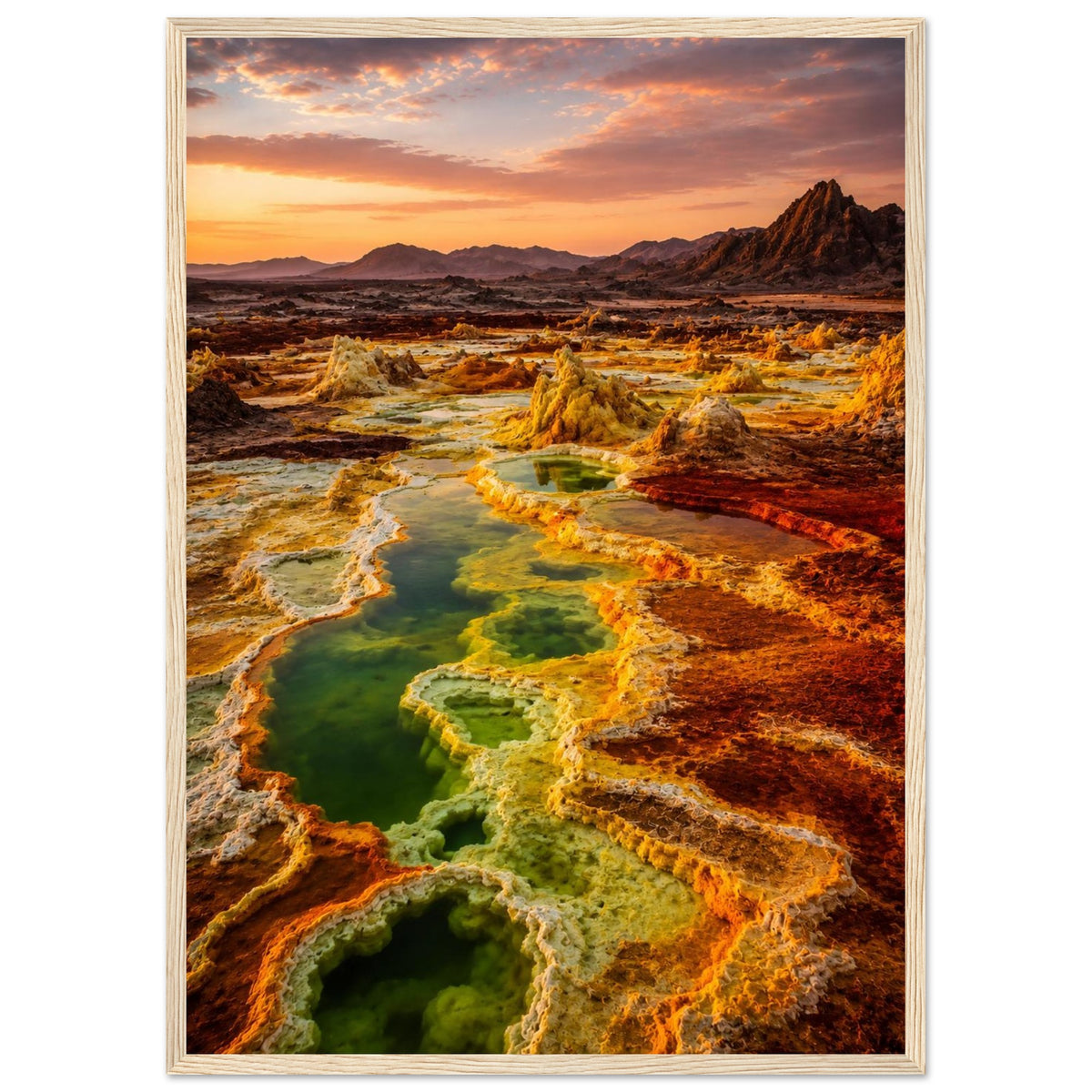 Danakil Depression — Afar, Ethiopia print — sizes and frame options