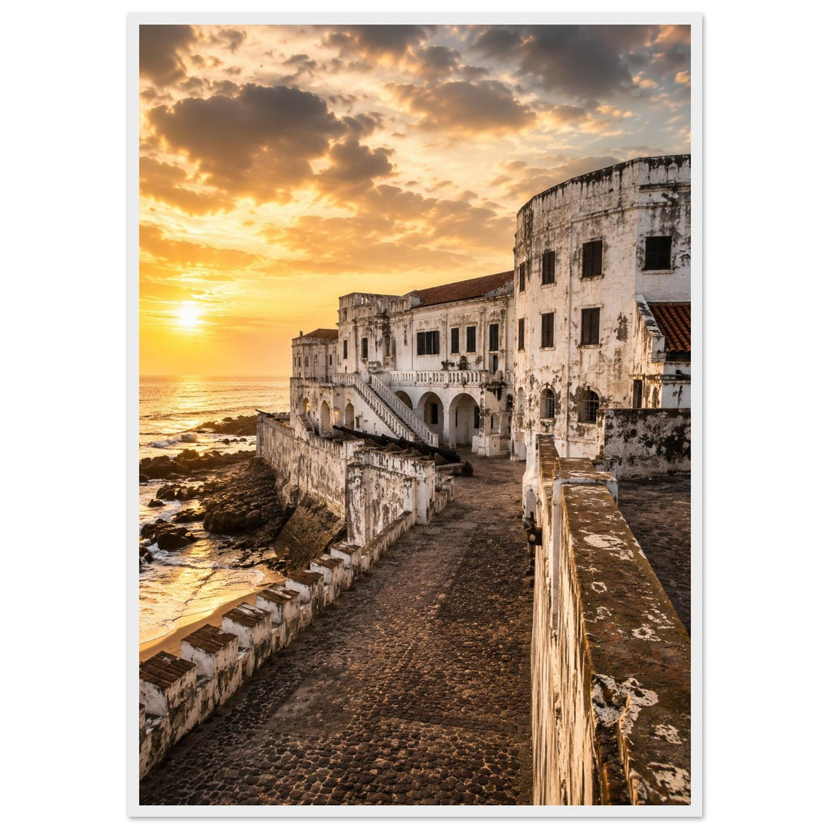 Cape Coast Castle — Cape Coast, Ghana print — sizes and frame options