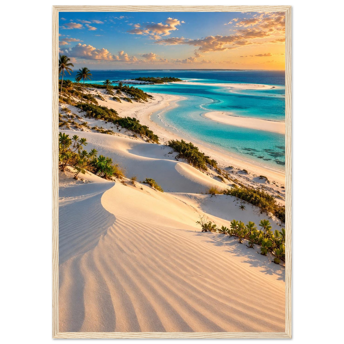 Sand Dunes — Bazaruto, Mozambique print — sizes and frame options