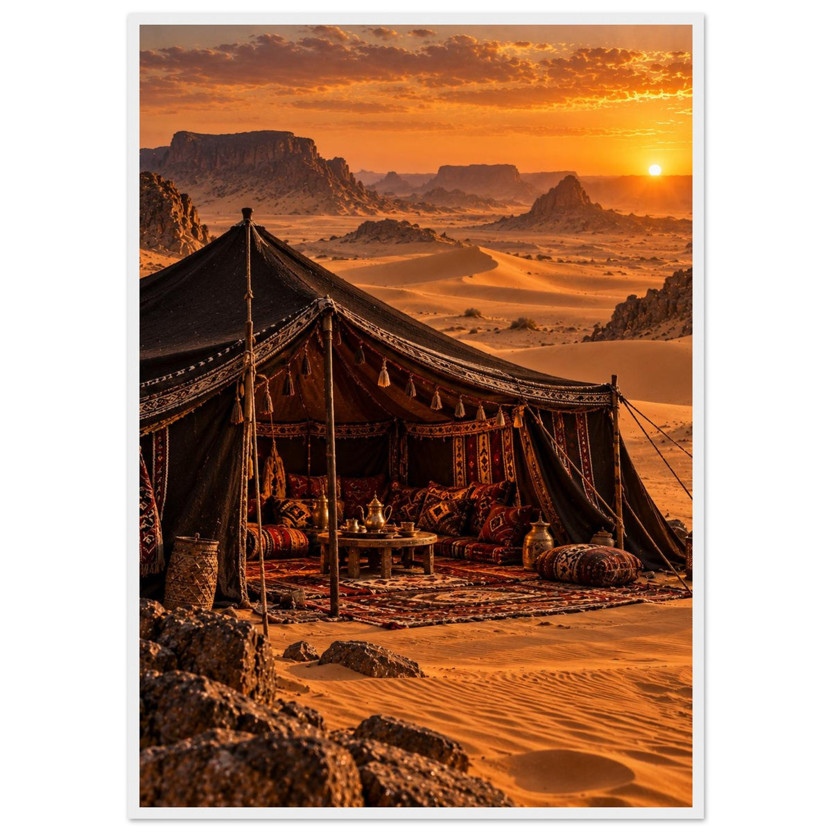 Khaima Tent — Sahara, Mauritania print — sizes and frame options