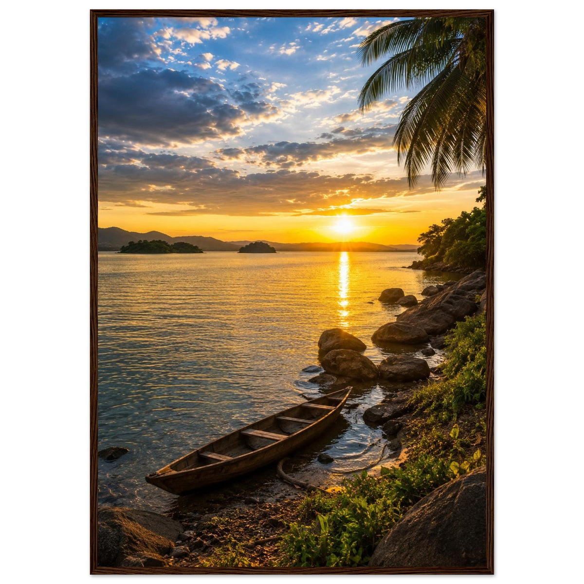 Lake Volta — Ghana print — sizes and frame options
