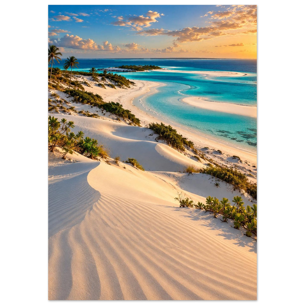 Sand Dunes — Bazaruto, Mozambique wall art print