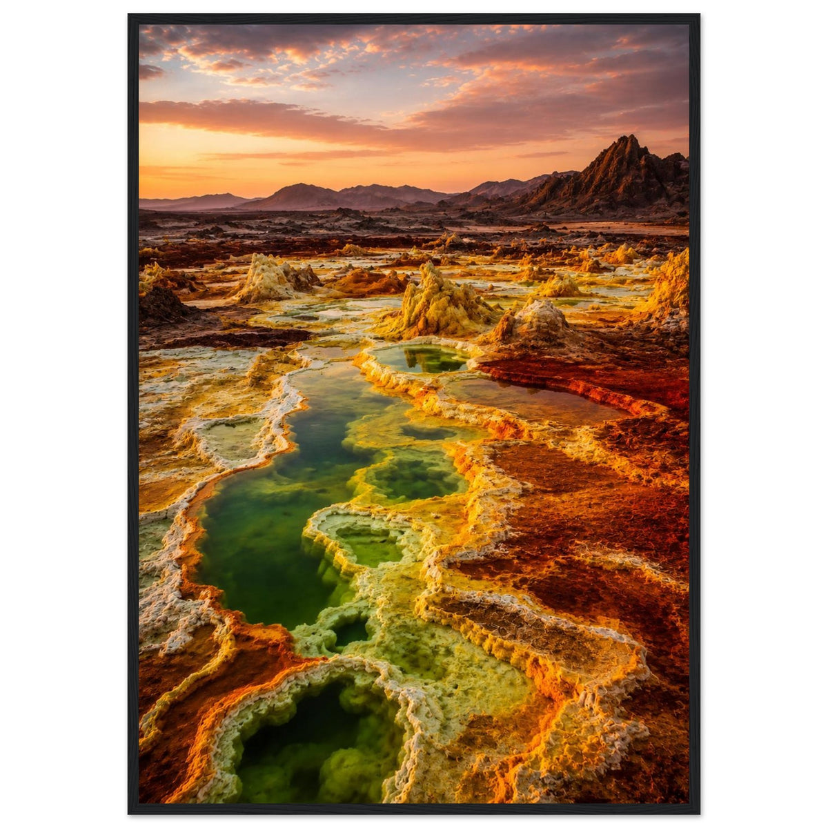 Danakil Depression — Afar, Ethiopia print — sizes and frame options