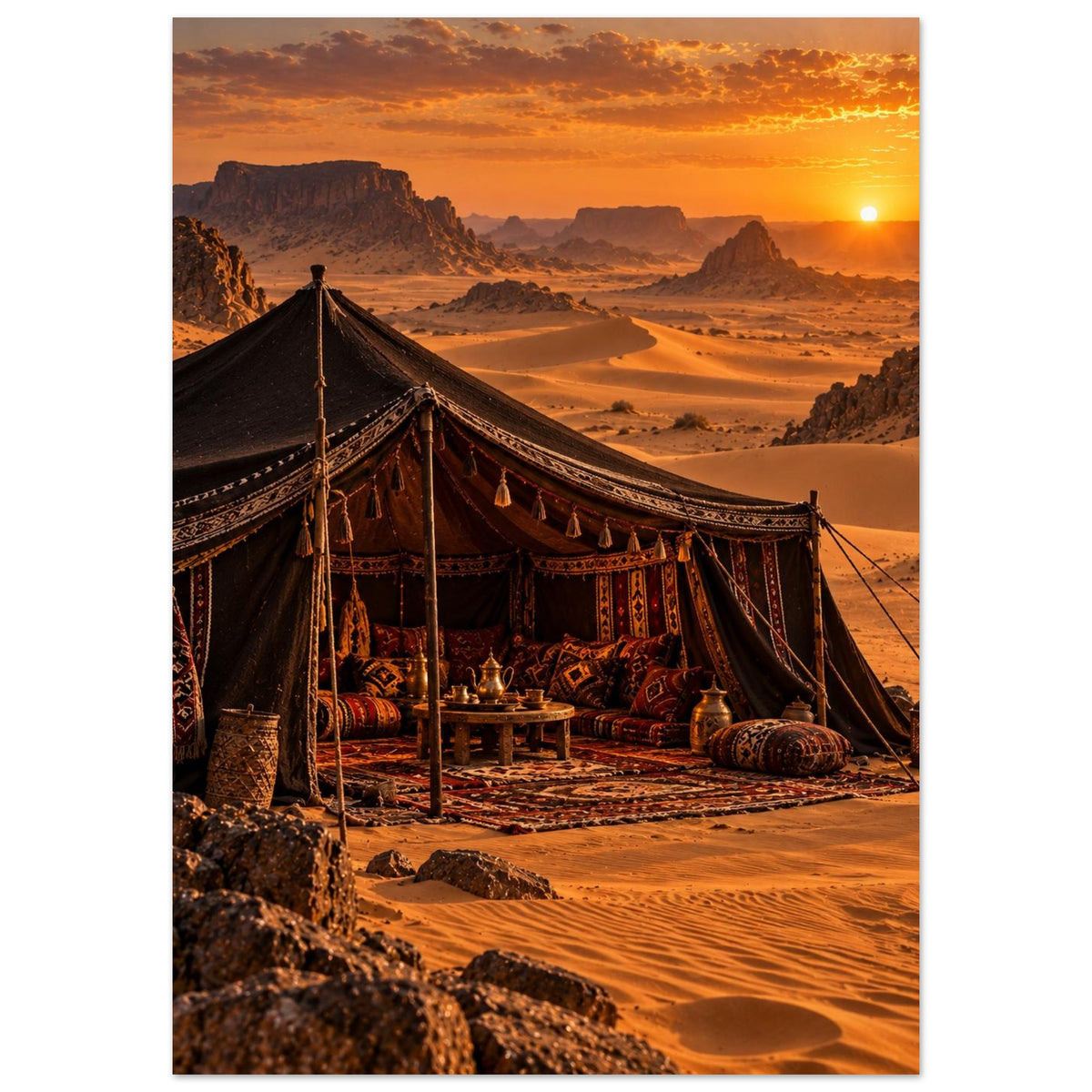 Khaima Tent — Sahara, Mauritania wall art print
