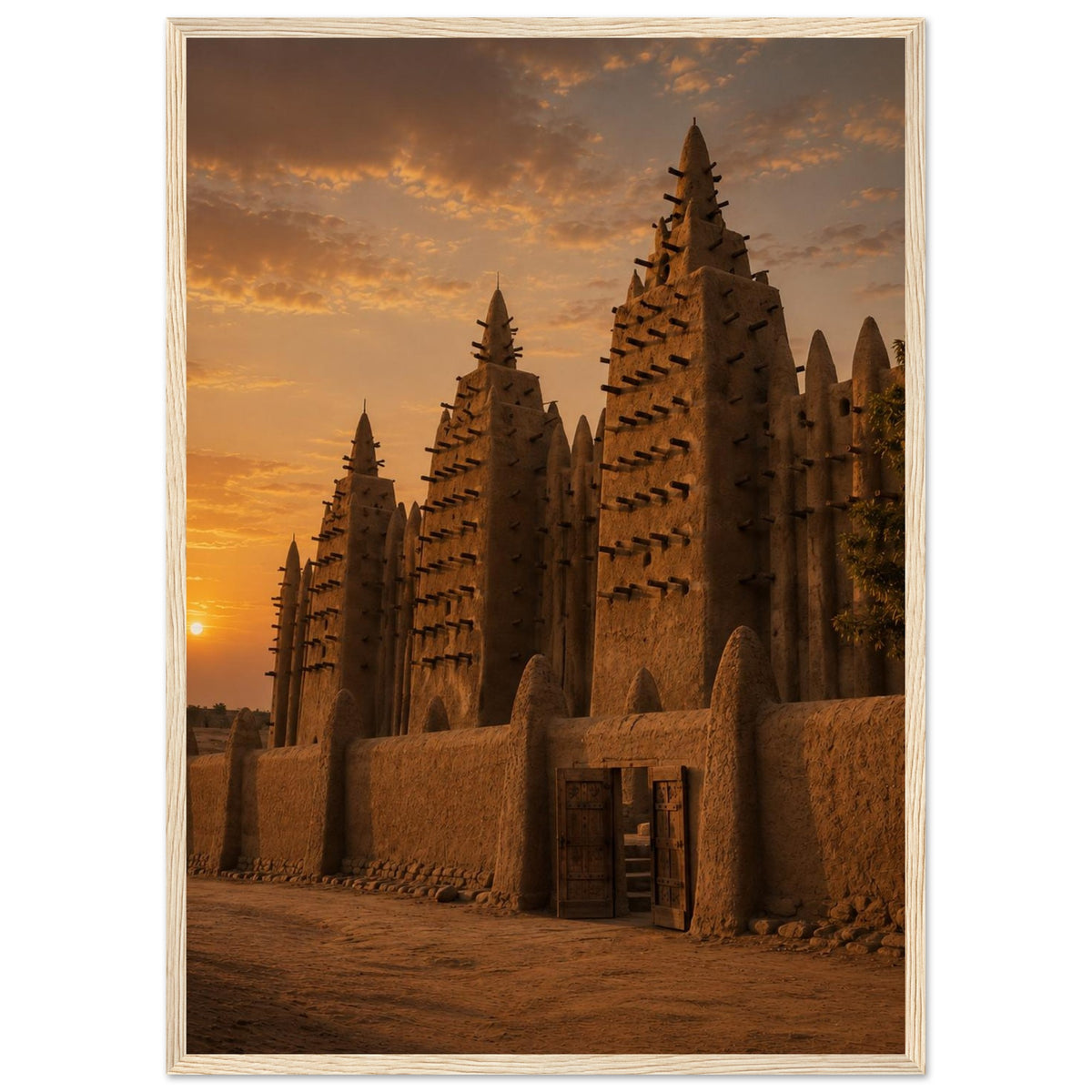 Great Mosque — Djenné, Mali print — sizes and frame options