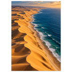 Desert Meets Ocean — Namibe, Angola print — sizes and frame options