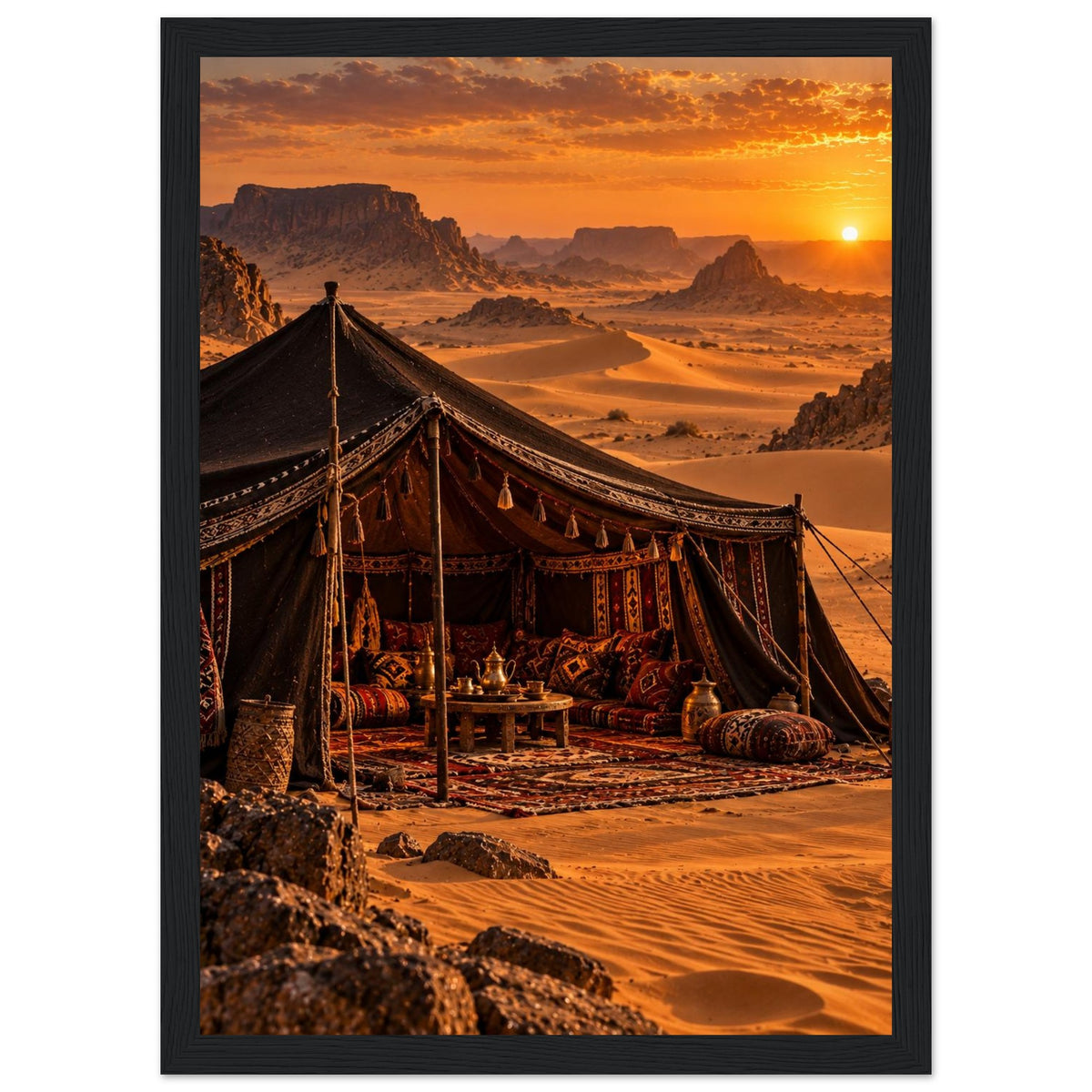 Khaima Tent — Sahara, Mauritania print — sizes and frame options