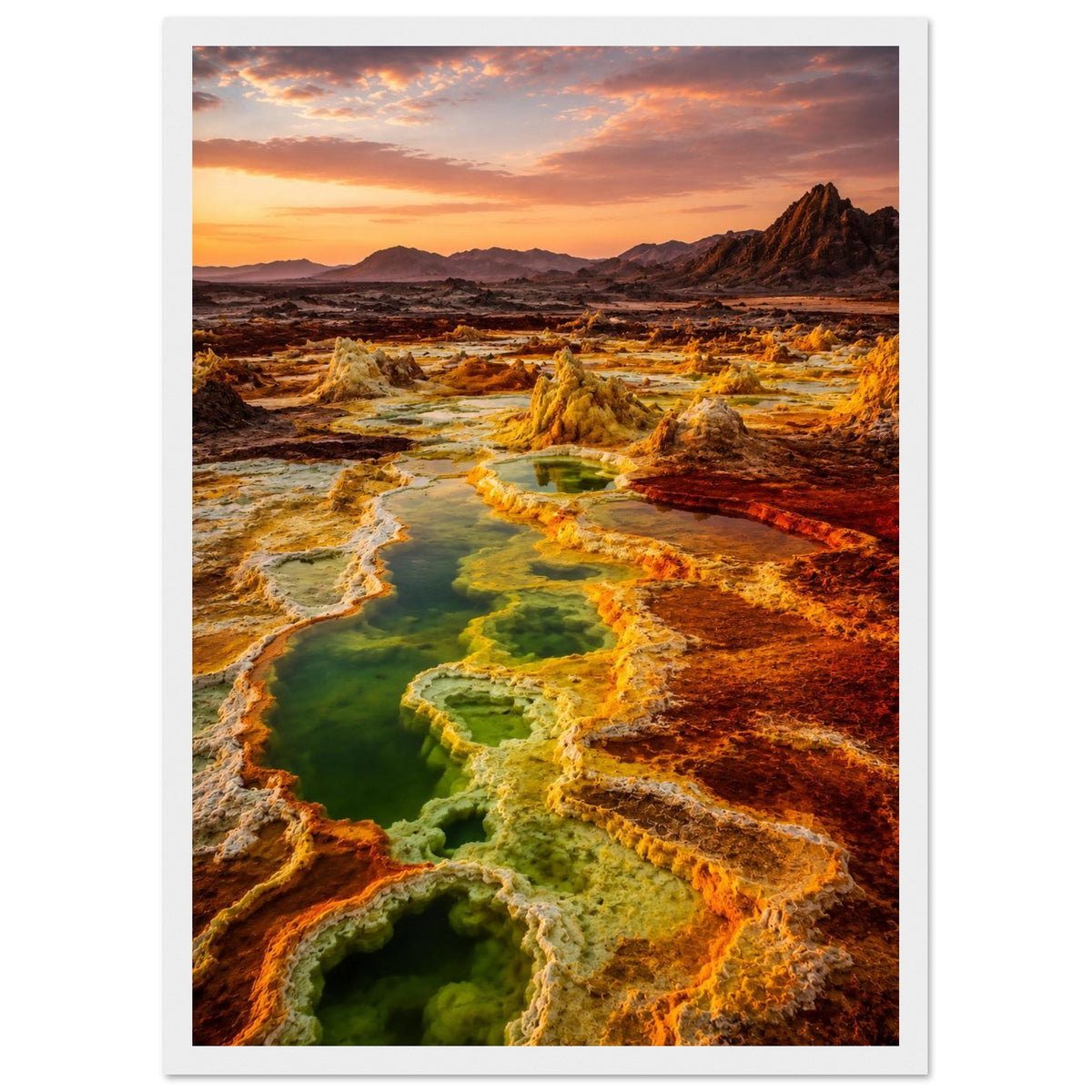 Danakil Depression — Afar, Ethiopia print — sizes and frame options