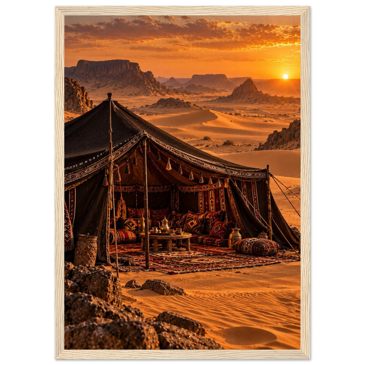Khaima Tent — Sahara, Mauritania print — sizes and frame options